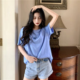 8 Colors Butterfly Embroidered Shirt